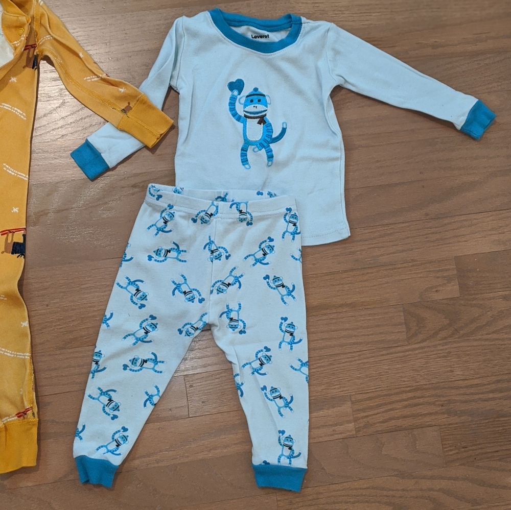 Leveret cotton monkey pajama
